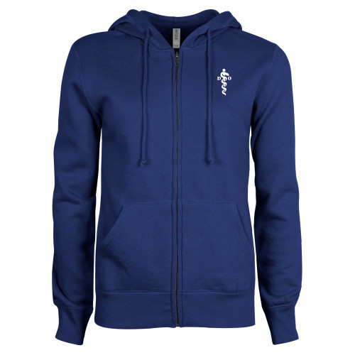  ENZA Womens Royal Fleece Full Zip Hoodie - Medical Logo