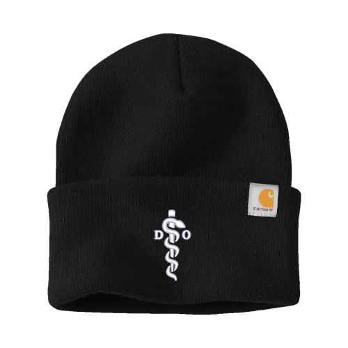  Carhartt Black Knit Beanie w/Cuff - Medical Logo