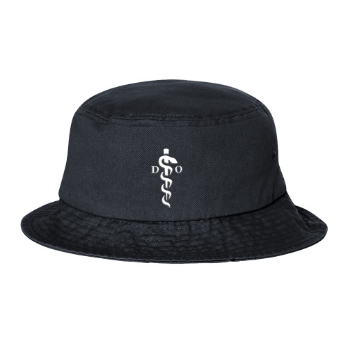  Sportsman Black Bucket Hat - Medical Logo