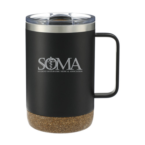  Valhalla Vacuum Insulated Camp Black Mug 14oz - Primary Mark Engraved