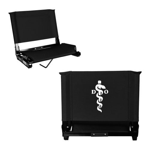  Stadium Chair Black - Medical Logo
