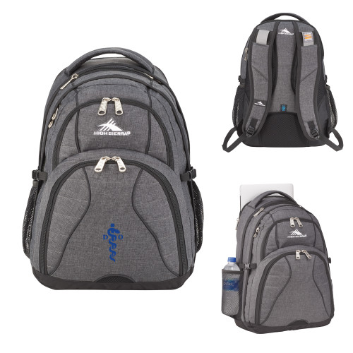  High Sierra Graphite Swerve Computer Backpack - Medical Logo