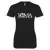 Thumbnail image for  Next Level Womens Black Boyfriend Tee
