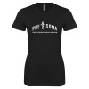 Thumbnail image for  Next Level Womens Black Boyfriend Tee