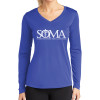 Thumbnail image for  Womens Royal Performance Long Sleeve V Neck Shirt