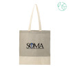 Thumbnail image for  Split Recycled Grey Cotton Twill Convention Tote