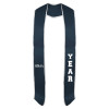 Thumbnail image for  Navy Graduation Stole w/White Trim