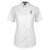 Thumbnail image for  Womens White Twill Button Up Short Sleeve