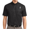 Thumbnail image for  Black Twill Button Down Short Sleeve