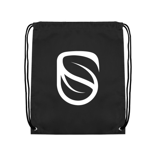  Black Drawstring Backpack - Icon