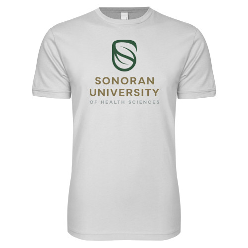  Next Level White SoftStyle T Shirt - Sonoran Logo Centered