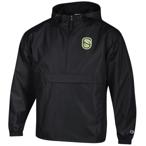  Champion Black Packable Jacket - Icon