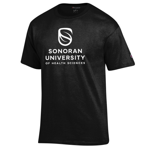 Champion Black T Shirt - Sonoran Logo Centered