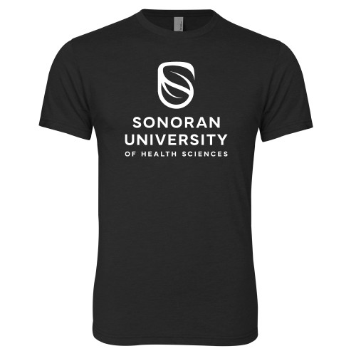  Next Level Black Triblend Tee - Sonoran Logo Centered