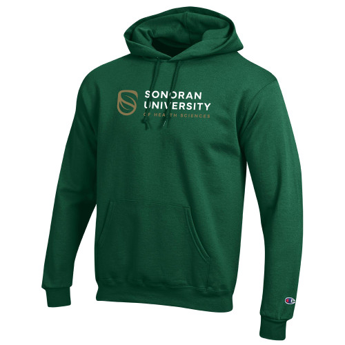  Champion Dark Green Fleece Hoodie - Sonoran Logo