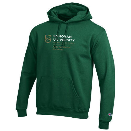  Champion Dark Green Fleece Hoodie - Sonoran Sage Foundation Sacked