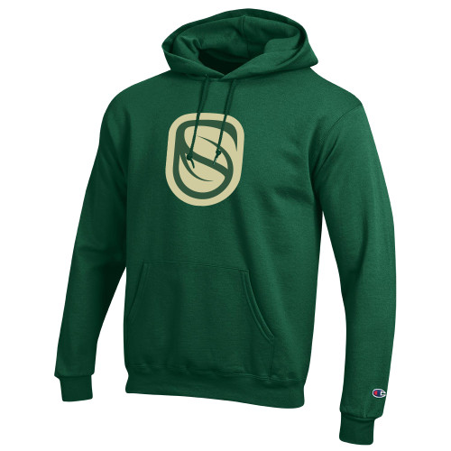  Champion Dark Green Fleece Hoodie - Icon