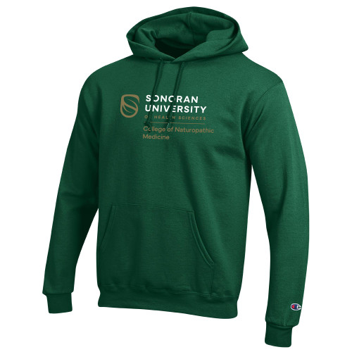  Champion Dark Green Fleece Hoodie - College of Naturopathic Medicine