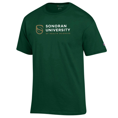  Champion Dark Green T Shirt - Sonoran Logo