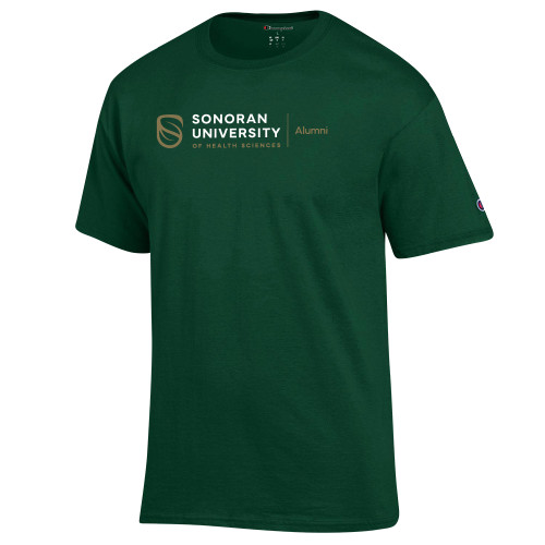  Champion Dark Green T Shirt - Alumni Horizontal