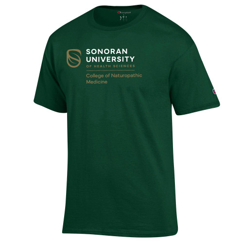  Champion Dark Green T Shirt - College of Naturopathic Medicine