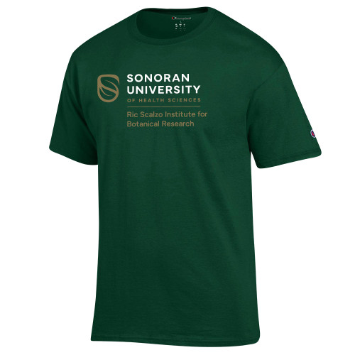  Champion Dark Green T Shirt - Rio Scalzo Institute for Botanical Research