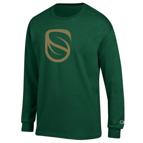 Main Image for  Champion Dark Green Long Sleeve T Shirt