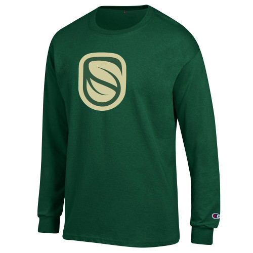 Main Image for  Champion Dark Green Long Sleeve T Shirt