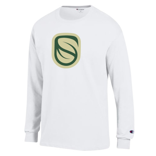 Main Image for  Champion White Long Sleeve T Shirt