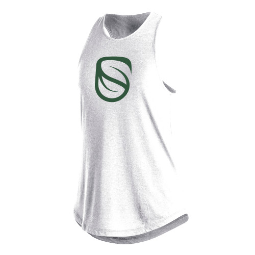  Adidas Womens White Fashion Tank  - Icon