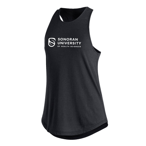  Adidas Womens Black Fashion Tank - Sonoran Logo