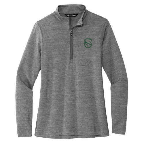  TravisMathew Womens Grey Crestview 1/4 Zip - Icon