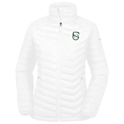  Columbia Womens White Powder Lite Jacket - Icon