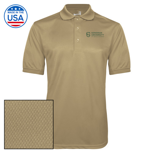  Vegas Gold Dry Mesh Polo - Sonoran Logo
