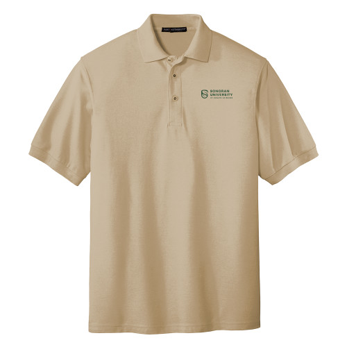  Stone Silk Touch Polo - Sonoran Logo