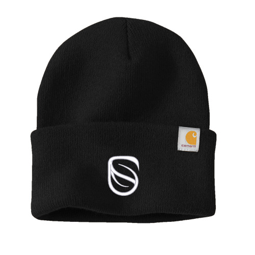  Carhartt Black Knit Beanie w/Cuff - Icon