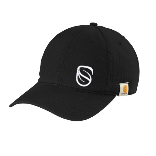  Carhartt Black Cotton Adjustable Canvas Hat - Icon
