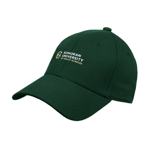  Dark Green Structured Adjustable Pro Style Hat - Sonoran Logo