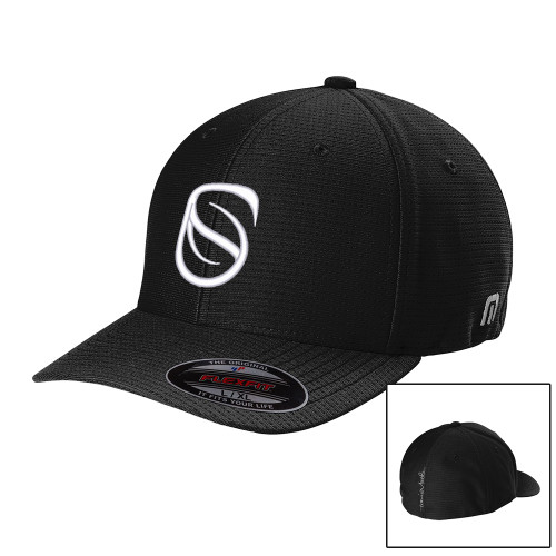  TravisMathew Black Flexback Cap - Icon