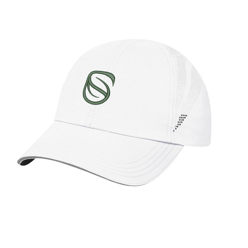  Womens White Performance Cap - Icon