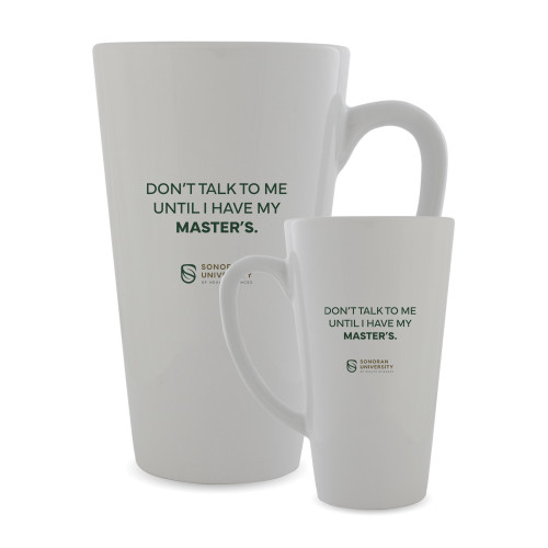  Full Color Latte Mug 12oz - Dont Talk To Me Masters