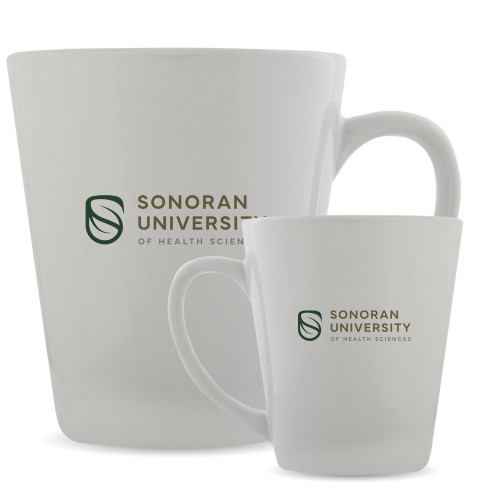  Full Color Latte Mug 12oz - Sonoran Logo