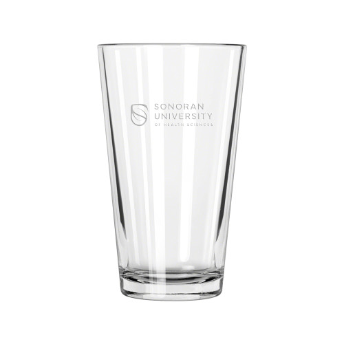  Libbey Glass 16oz - Sonoran Logo Engraved