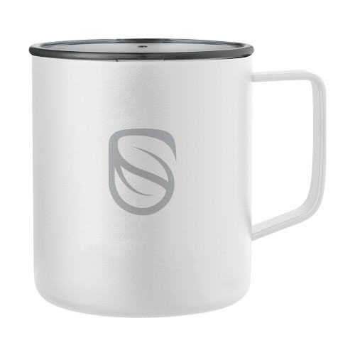  Rover Camp Vacuum Insulated White Mug 14oz - Icon Engraved