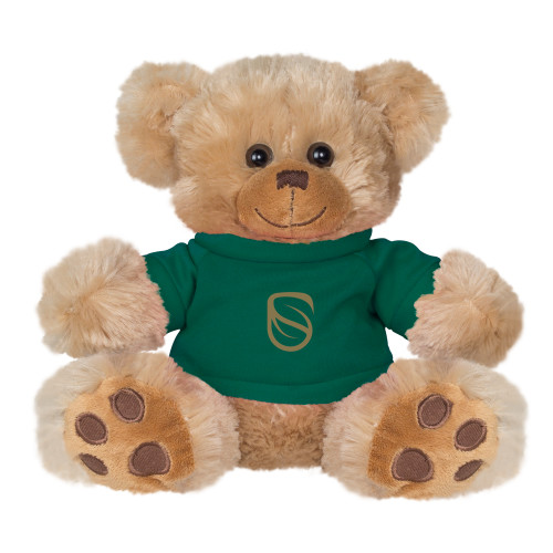  Plush Big Paw 8 1/2 inch Brown Bear w/Dark Green Shirt - Icon