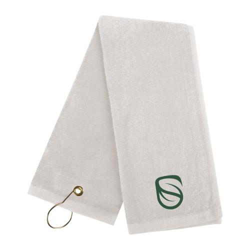  White Golf Towel - Icon
