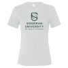 Thumbnail image for  Bella + Canvas Womens White Relaxed Cotton T Shirt