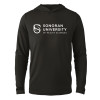 Thumbnail image for  Black Long Sleeve Hooded Tee