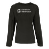 Thumbnail image for  Womens Black Long Sleeve Hooded Tee