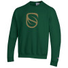 Thumbnail image for  Champion Dark Green Fleece Crew